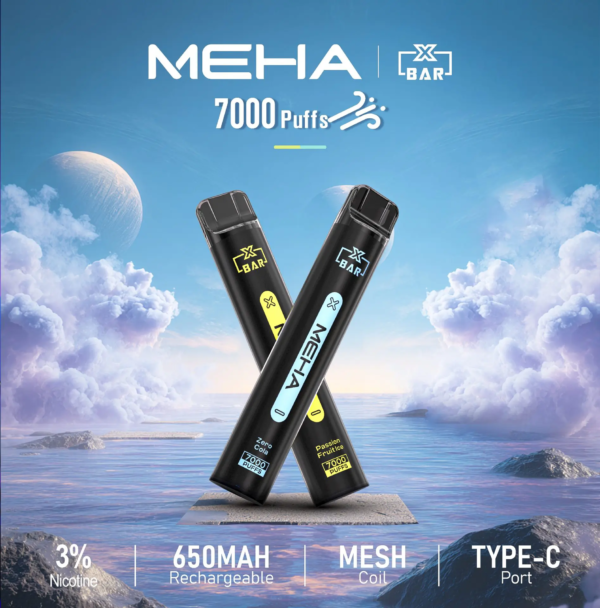新品🔥MEHA魅嗨拋棄式7000口【XBAR小黑條】可充電🔋